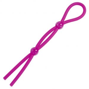 , Lasso and a weight on the penis are a beautiful and effective sex toy