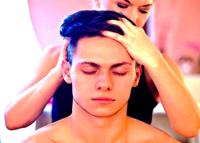 Эротический массаж головы